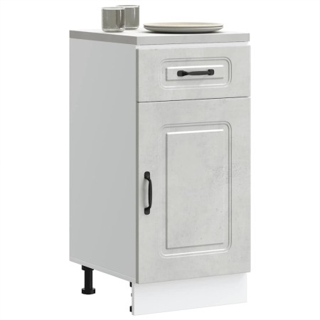 Mueble bajo de cocina Kalmar madera de ingeniería gris hormigón en Armarios de cocina | Comprar online en Foru.es