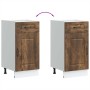 Mueble bajo de cocina Kalmar de madera ingeniería roble ahumado en Armarios de cocina | Comprar online en Foru.es