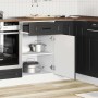 Mueble bajo de cocina Kalmar madera de ingeniería negra en Armarios de cocina | Comprar online en Foru.es