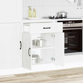 Mueble bajo de cocina Kalmar madera de ingeniería blanca en Armarios de cocina | Comprar online en Foru.es