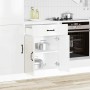 Mueble bajo cocina Kalmar madera ingeniería blanca alto brillo en Armarios de cocina | Comprar online en Foru.es