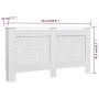 Cubiertas para radiador 2 unidades MDF blanco 152x19x81,5 cm de vidaXL, Accesorios para radiadores de calefacción - Ref: Foro...