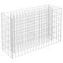 Arriate de gaviones de acero galvanizado 90x30x60 cm en Macetas y jardineras | Comprar online en Foru.es
