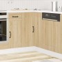 Mueble de cocina esquina Kalmar madera ingeniería roble sonoma en Armarios de cocina | Comprar online en Foru.es