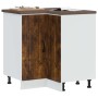 Mueble bajo esquinero de cocina Kalmar roble ahumado en Armarios de cocina | Comprar online en Foru.es