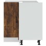 Mueble bajo esquinero de cocina Kalmar roble ahumado en Armarios de cocina | Comprar online en Foru.es