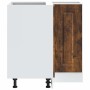 Mueble bajo esquinero de cocina Kalmar roble ahumado en Armarios de cocina | Comprar online en Foru.es