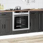 Mueble de horno Kalmar negra madera reconstituida en Armarios de cocina | Comprar online en Foru.es