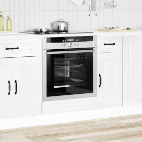Mueble de horno Kalmar alto brillo blanco madera reconstituida en Armarios de cocina | Comprar online en Foru.es