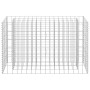 Arriate de gaviones de acero galvanizado 90x30x60 cm en Macetas y jardineras | Comprar online en Foru.es