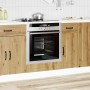 Mueble de horno Kalmar roble artesanal madera reconstituida en Armarios de cocina | Comprar online en Foru.es