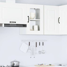 Armario pared cocina puerta de cristal Kalmar blanca en Armarios de cocina | Comprar online en Foru.es