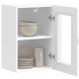 Armario pared cocina puerta de cristal Kalmar blanca en Armarios de cocina | Comprar online en Foru.es