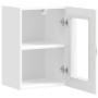 Armario pared cocina puerta de cristal Kalmar blanca en Armarios de cocina | Comprar online en Foru.es