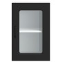 Armario pared cocina puerta de cristal Kalmar negra en Armarios de cocina | Comprar online en Foru.es