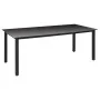 Juego de comedor para jardín 7 piezas negro de vidaXL, Conjuntos de jardín - Ref: Foro24-3060050, Precio: 570,45 €, Descuento: %