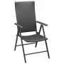 Juego de comedor para jardín 7 piezas negro de vidaXL, Conjuntos de jardín - Ref: Foro24-3060050, Precio: 570,45 €, Descuento: %