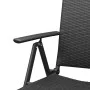 Juego de comedor para jardín 7 piezas negro de vidaXL, Conjuntos de jardín - Ref: Foro24-3060050, Precio: 570,45 €, Descuento: %