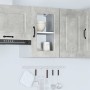 Armario pared cocina puerta de cristal Kalmar gris hormigón en Armarios de cocina | Comprar online en Foru.es