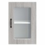 Armario de cocina de pared con puerta de cristal "Kalmar" de, madera de ingeniería Sonoma gris en Armarios de cocina | Comprar o