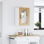 Armario de cocina de pared con puerta de cristal "Kalmar" de, roble artesanal, madera de ingeniería en Armarios de cocina | Comp