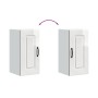 Armario de pared de cocina Kalmar blanca de alto brillo en Armarios de cocina | Comprar online en Foru.es