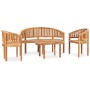Juego de muebles de jardín 4 piezas madera maciza de teca de vidaXL, Conjuntos de jardín - Ref: Foro24-3059962, Precio: 756,6...