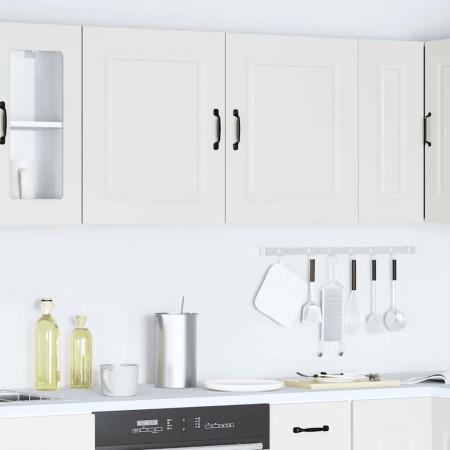 Armarios de pared cocina 2 uds Kalmar madera ingeniería blanca en Armarios de cocina | Comprar online en Foru.es