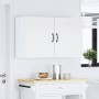 Armarios de pared cocina 2 uds Kalmar madera ingeniería blanca en Armarios de cocina | Comprar online en Foru.es