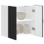 Armario de pared para cocina Kalmar madera de ingeniería negra en Armarios de cocina | Comprar online en Foru.es