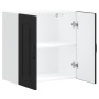 Armario de pared para cocina Kalmar madera de ingeniería negra en Armarios de cocina | Comprar online en Foru.es