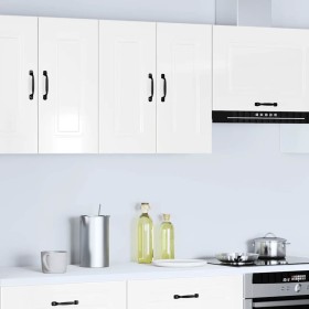 Armario de pared de cocina Kalmar blanca de alto brillo en Armarios de cocina | Comprar online en Foru.es