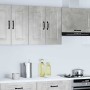 Armario de pared cocina Kalmar madera ingeniería gris hormigón en Armarios de cocina | Comprar online en Foru.es