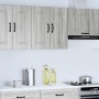 Mueble de pared de cocina Kalmar madera ingeniería sonoma gris en Armarios de cocina | Comprar online en Foru.es