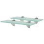 Estantes flotantes 2 unidades vidrio 8 mm 30x20 cm de vidaXL, Estantes y estanterías - Ref: Foro24-3051518, Precio: 26,92 €, ...