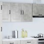 Armario de pared cocina Kalmar madera ingeniería gris hormigón en Armarios de cocina | Comprar online en Foru.es