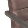 Sillas voladizas de comedor 4 unidades cuero auténtico marrón de vidaXL, Sillas de comedor - Ref: Foro24-3059805, Precio: 555...