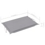 Tumbona de jardín con mesa y cojín madera maciza de acacia de vidaXL, Tumbonas - Ref: Foro24-3061588, Precio: 199,46 €, Descu...
