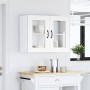 Armario pared cocina puerta de cristal Kalmar blanca en Armarios de cocina | Comprar online en Foru.es