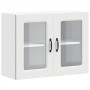 Armario pared cocina puerta de cristal Kalmar blanca en Armarios de cocina | Comprar online en Foru.es