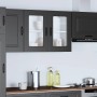 Armario pared cocina puerta de cristal Kalmar negra en Armarios de cocina | Comprar online en Foru.es