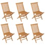 Conjunto de comedor de jardín 7 piezas madera maciza de teca de vidaXL, Conjuntos de jardín - Ref: Foro24-3059602, Precio: 50...