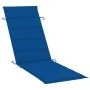 Garden lounger with table and cushion in solid acacia wood by vidaXL, Loungers - Ref: Foro24-3061597, Price: 183,96 €, Discou...