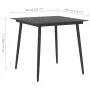 Set de comedor de jardín de 3 piezas PVC ratán negro de vidaXL, Conjuntos de jardín - Ref: Foro24-3060112, Precio: 217,12 €, ...