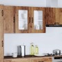 Armario pared cocina puerta de cristal Kalmar madera vieja en Armarios de cocina | Comprar online en Foru.es