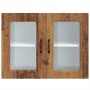 Armario pared cocina puerta de cristal Kalmar madera vieja en Armarios de cocina | Comprar online en Foru.es