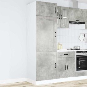 Armario de cocina Kalmar madera de ingeniería gris hormigón en Armarios de cocina | Comprar online en Foru.es