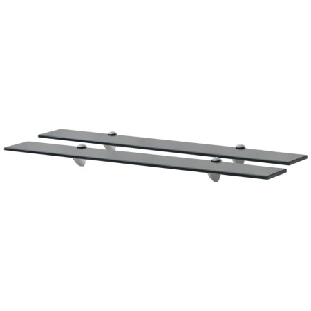Estantes flotantes 2 unidades vidrio 8 mm 80x10 cm de vidaXL, Estantes y estanterías - Ref: Foro24-3051507, Precio: 35,62 €, ...