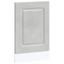 Panel para lavavajillas Kalmar gris hormigón 45x1,5x67 cm en Armarios de cocina | Comprar online en Foru.es