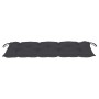 Banco de jardín 2 plazas madera eucalipto gris y cojín 120 cm de vidaXL, Bancos de jardín - Ref: Foro24-3061038, Precio: 192,...